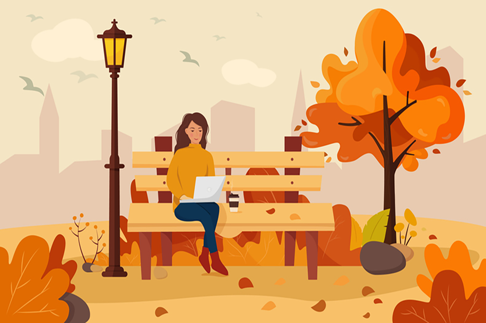 autum-person-computer