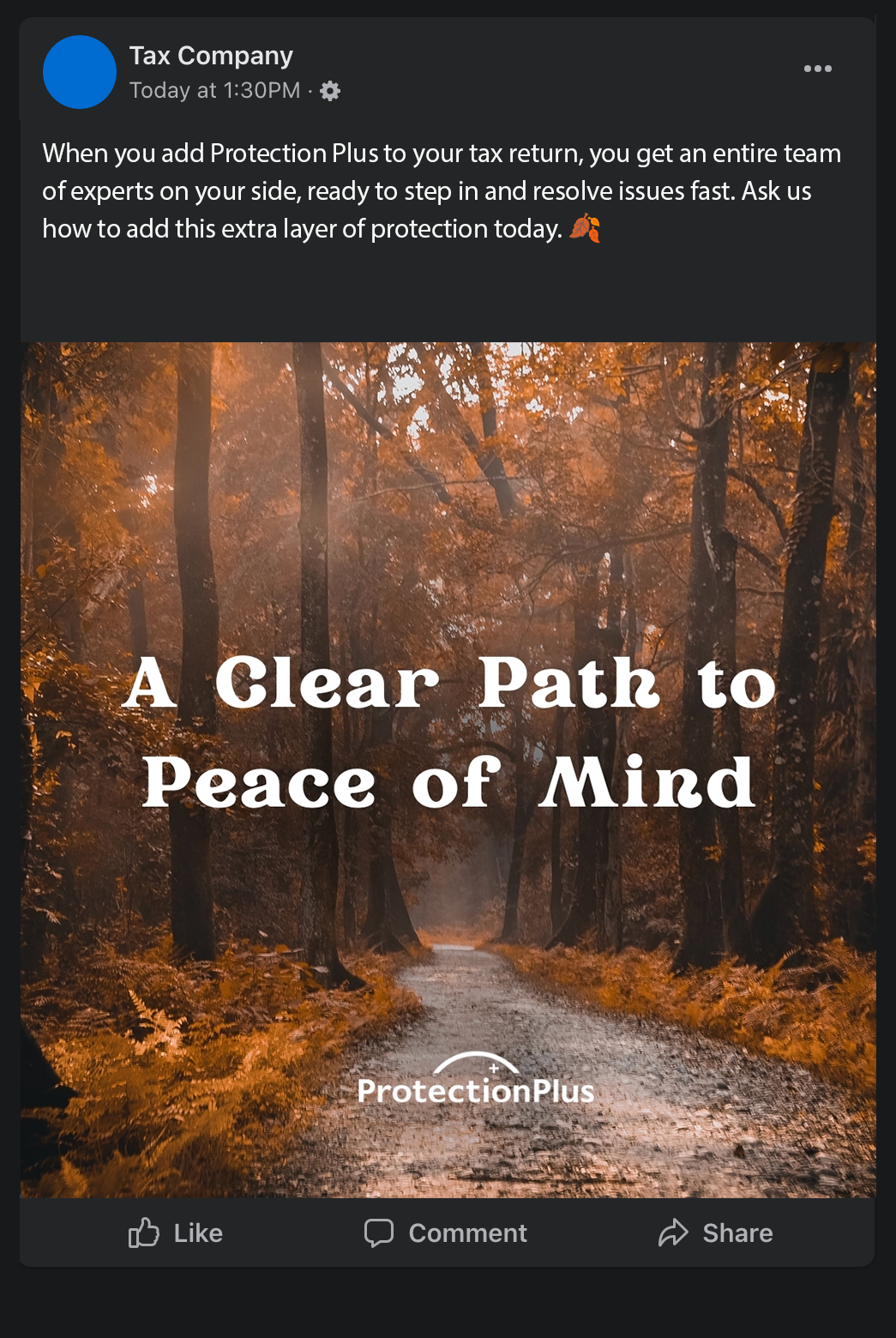 A Clear Path to Peace of Mind with Protection Plus