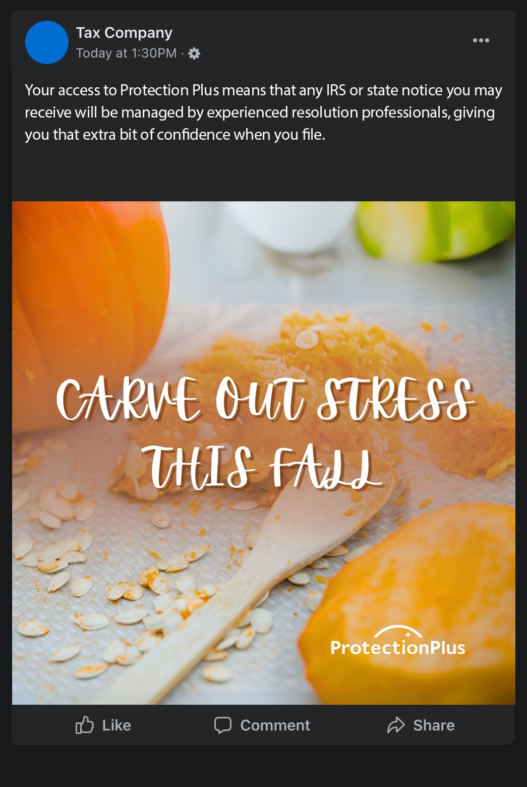 Carve Out Stress This Fall 