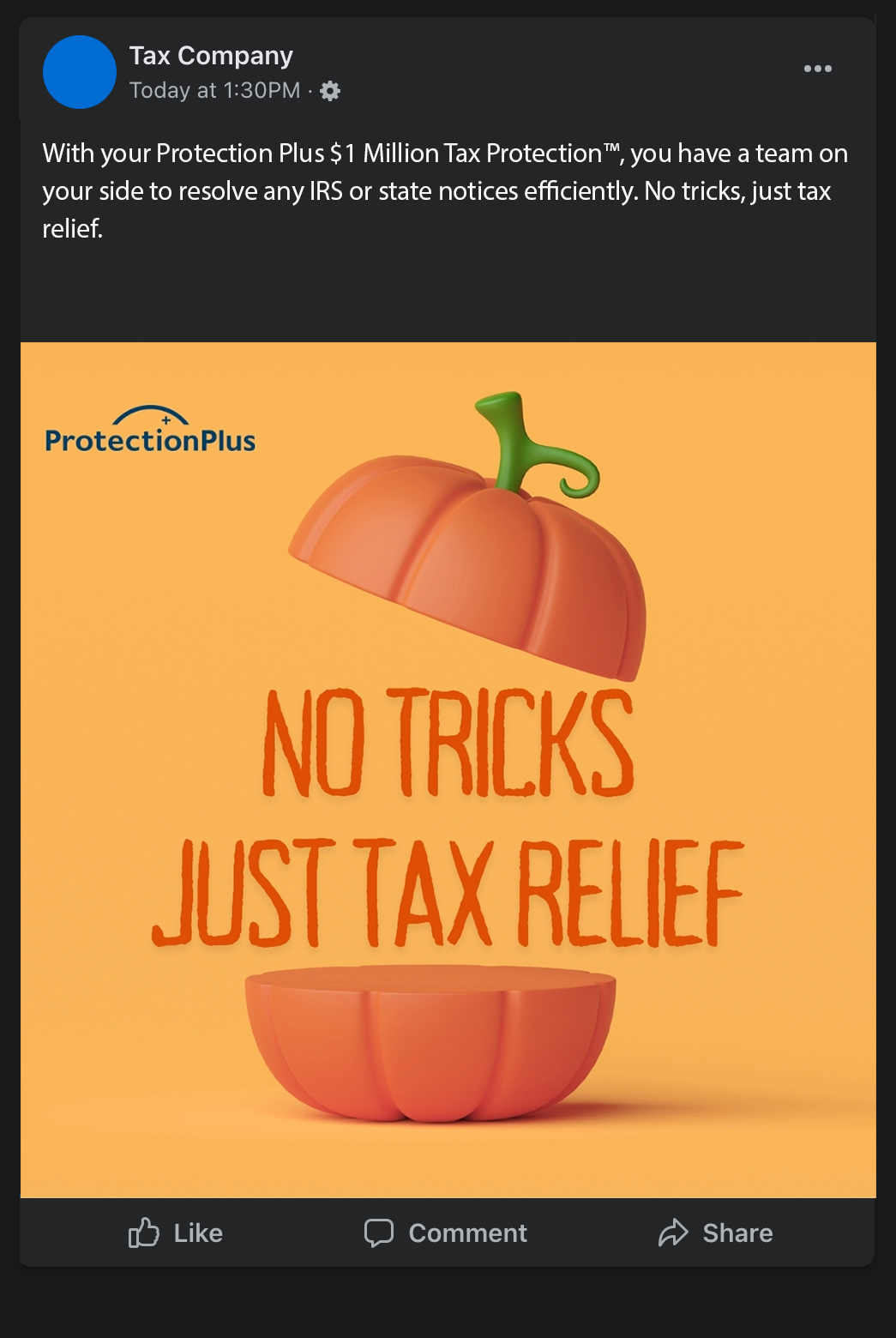 No Tricks. Just Tax Relief